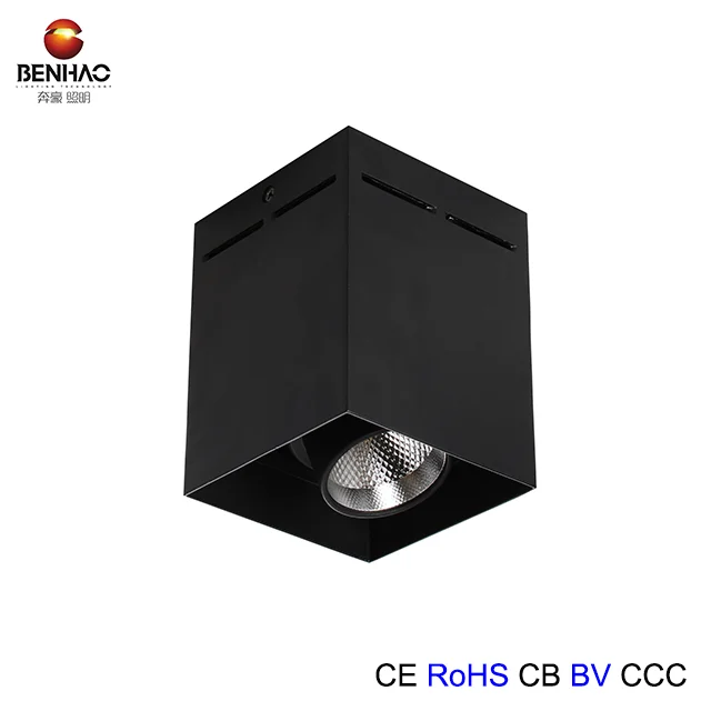 ceiling square surface down light 20 watt Quartet Surface mounted square cob 18 watt led downlight With CE RoHS