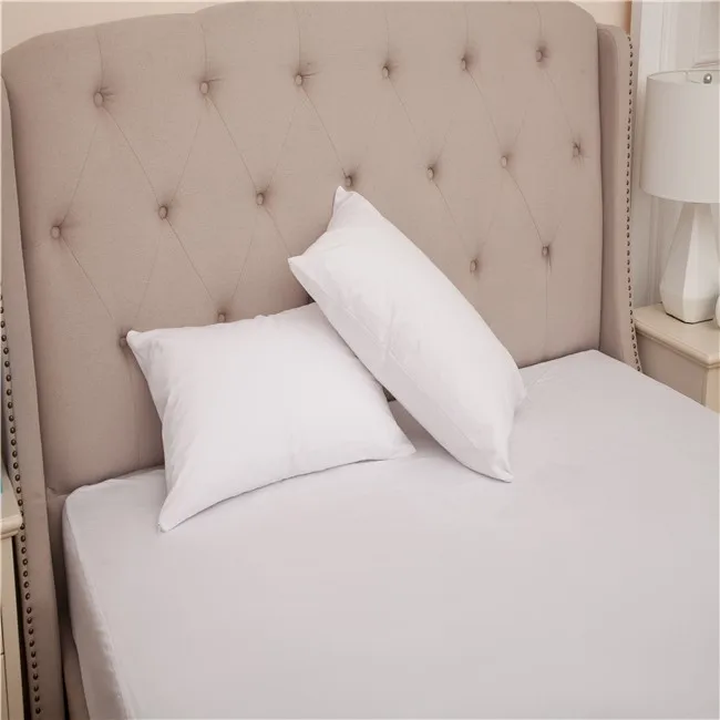 DIY logo Waterproof pillow protector bamboo Terry made in China