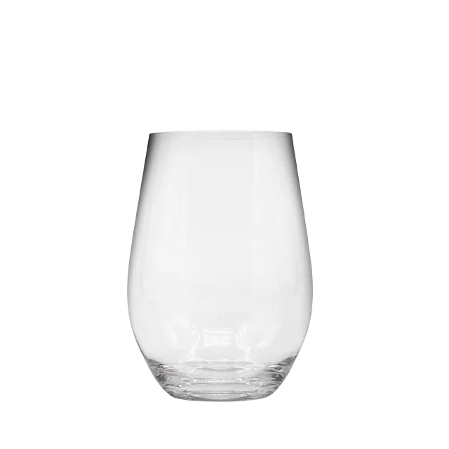 Wholesale Popular Unbreakable Wine cup Customized Plastic Wine Glass White Champagne Flute With Logo Printing