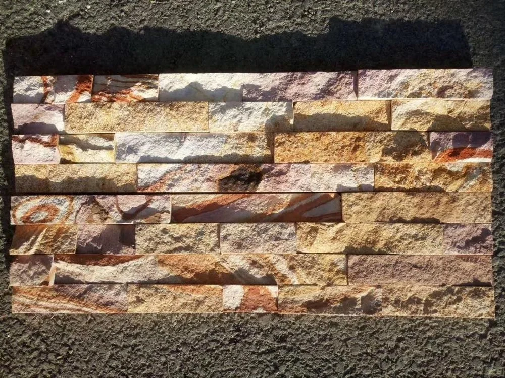 chinese factory supply new natural saw slate culture stone veneer