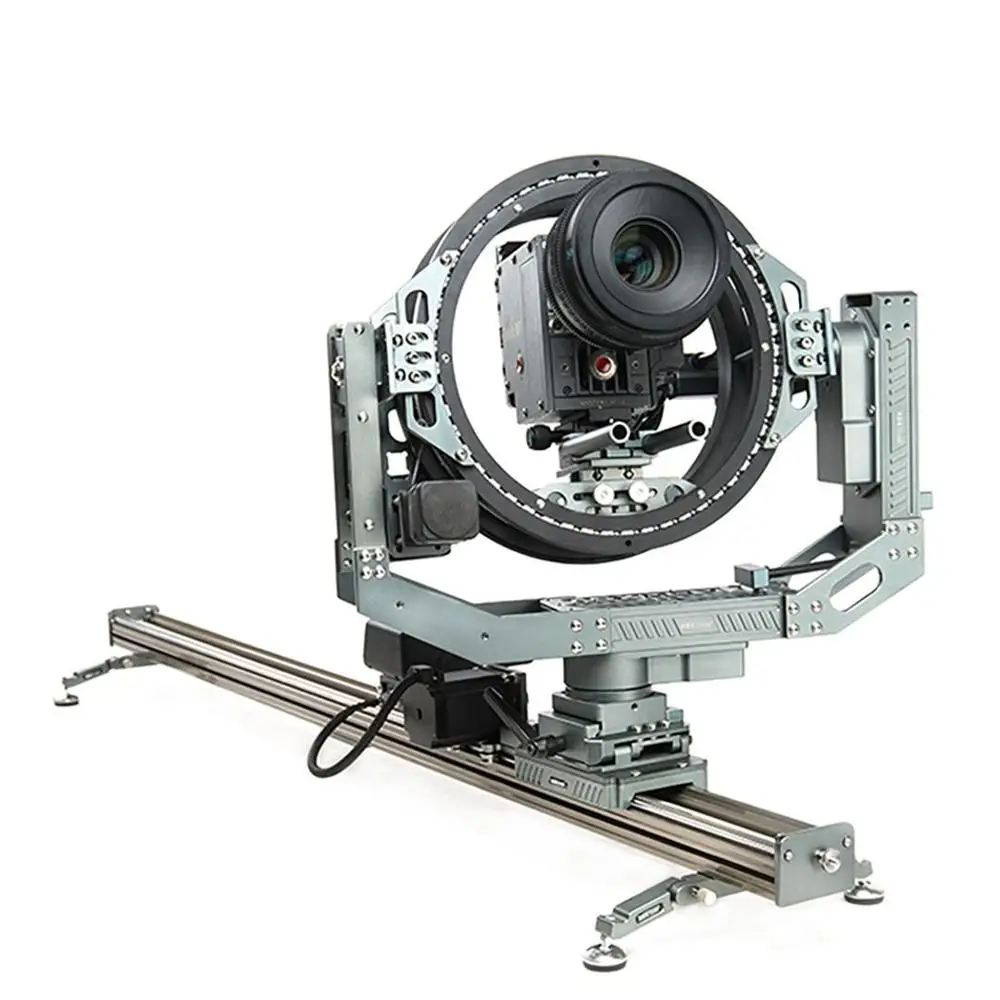 G4S китайская фабрика пульт дистанционного управления моторизованный контроль движения тележка трек камера слайдер с 3D головкой тележки для цифровой зеркальной видеокамеры