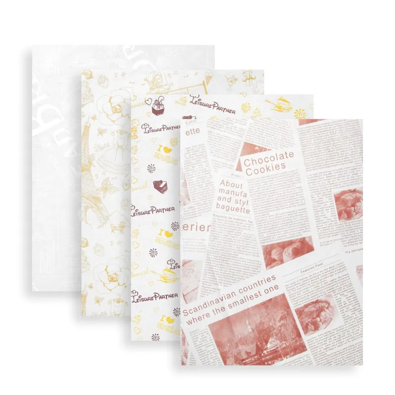 Custom Printed Wax Coated Non-stick Soap Wrapping Wax Paper