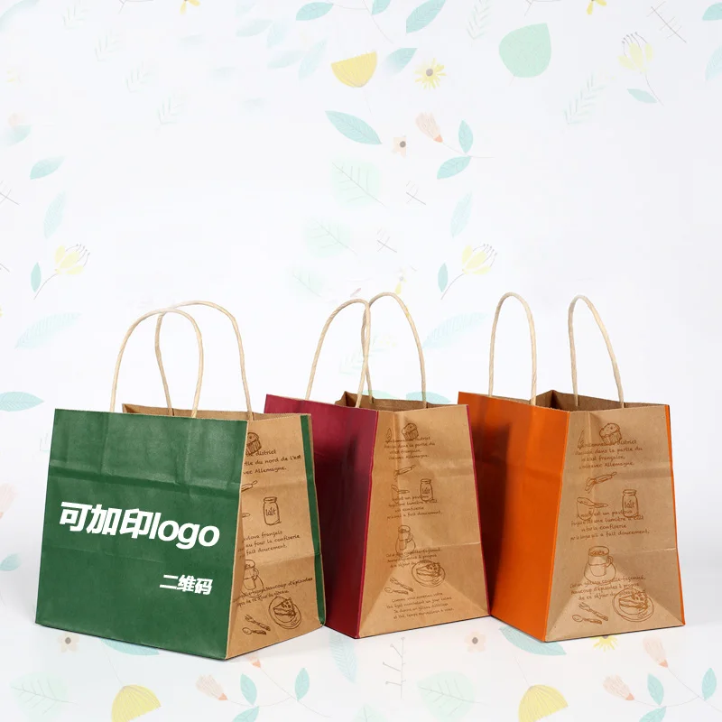 Wholesale Customized Fast Food Packaging Paper Burger Bags