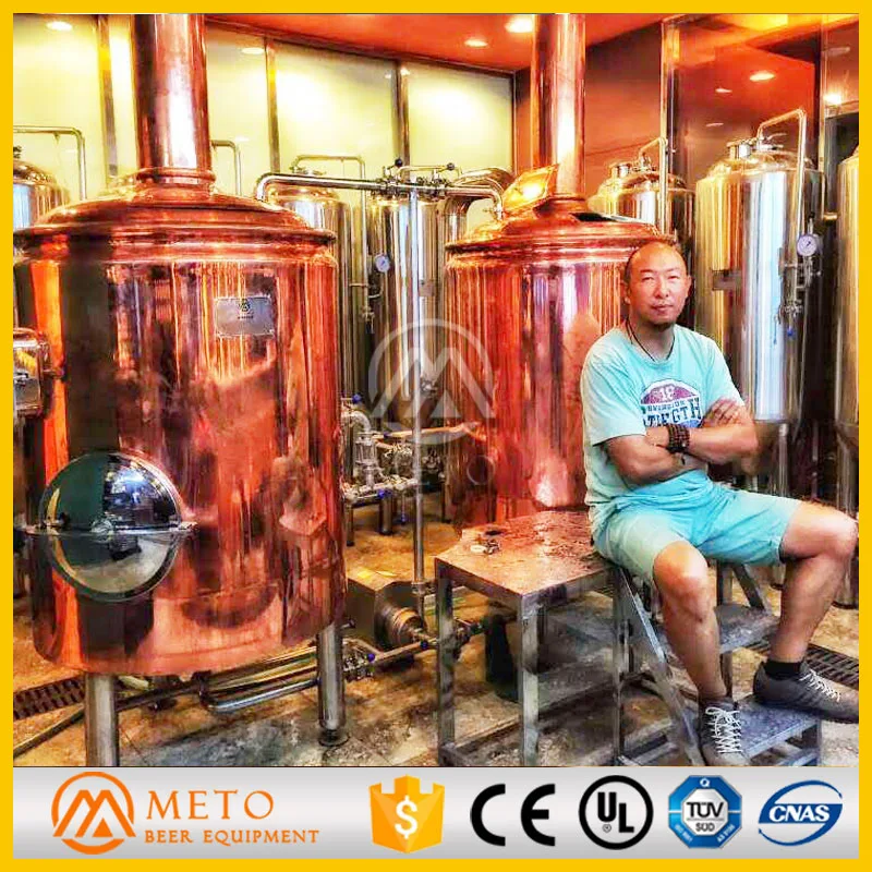 Паб пивоваренная машина, 300L 500L красный медь бак craft пивоварня оборудование на продажу