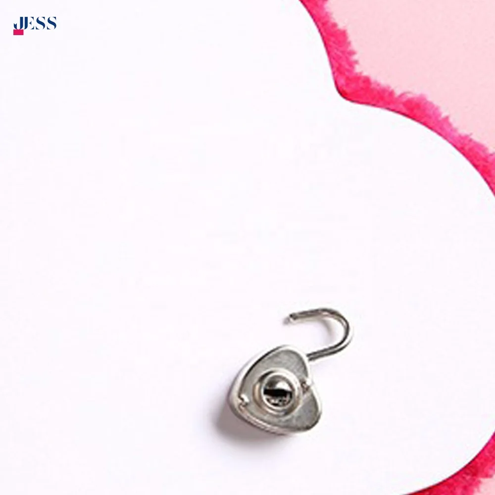 Soft Fancy Heart Shaped Notebook Diary with Lock and Key