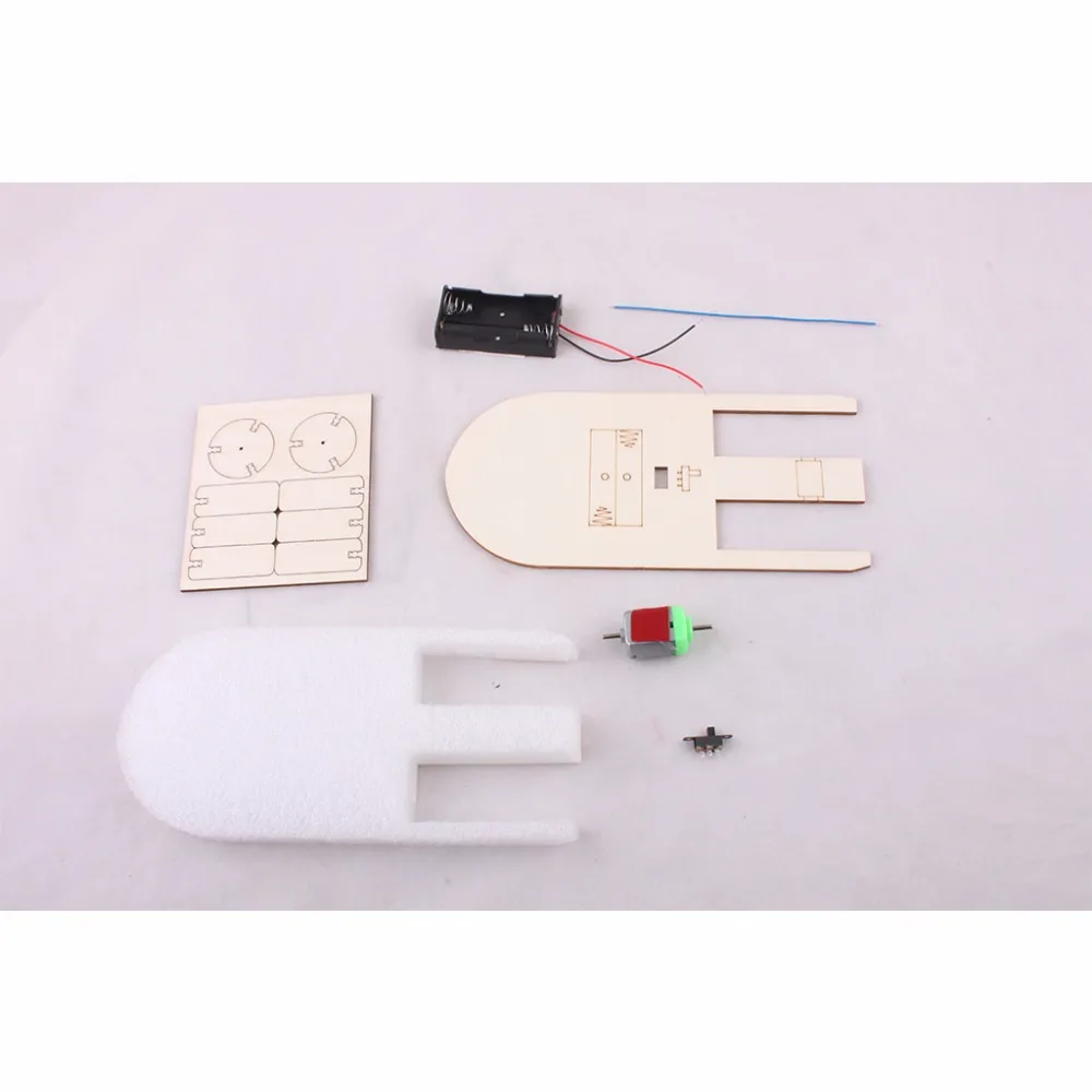 2022Diy wooden toys educational,Battery Operated Toy Boat