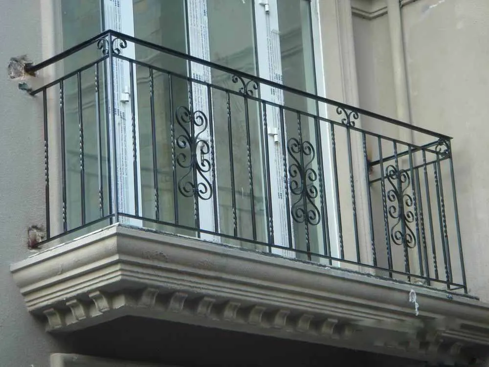 wrought iron balcony railings
