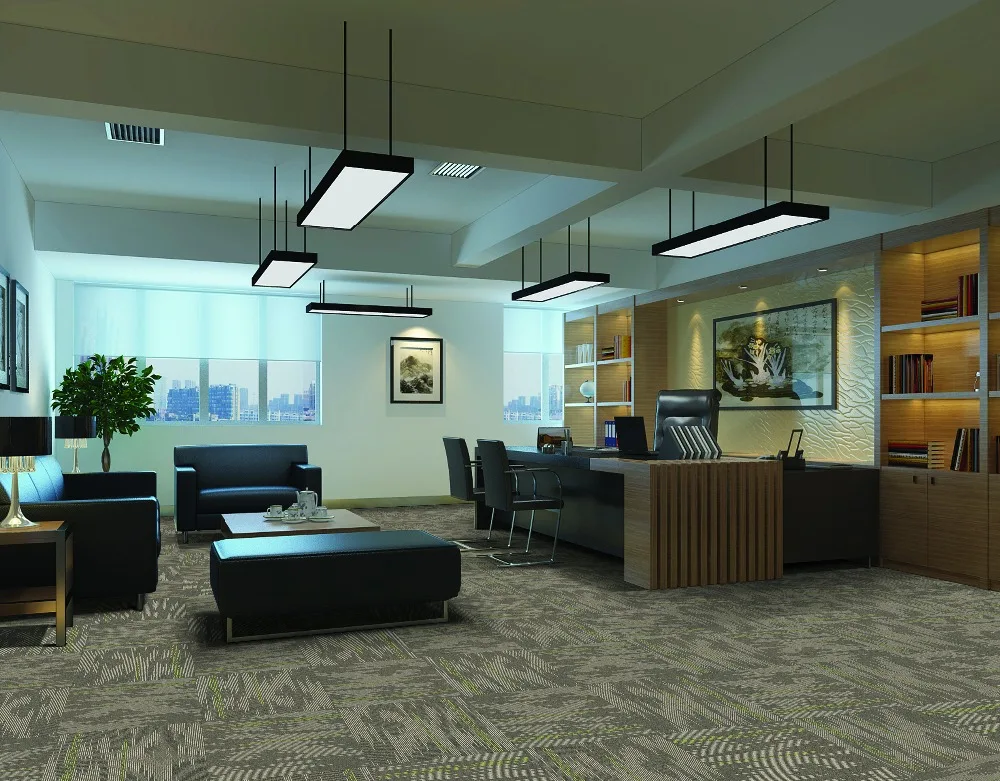 
PVC Backing office user Square Carpet Tiles 