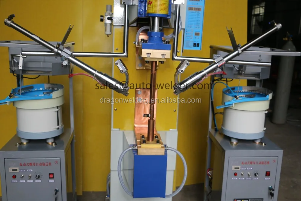 Automatic Nuts Feeder Nuts Feeding System and Automatic Nuts Welding Machine Bolts Welding Machine