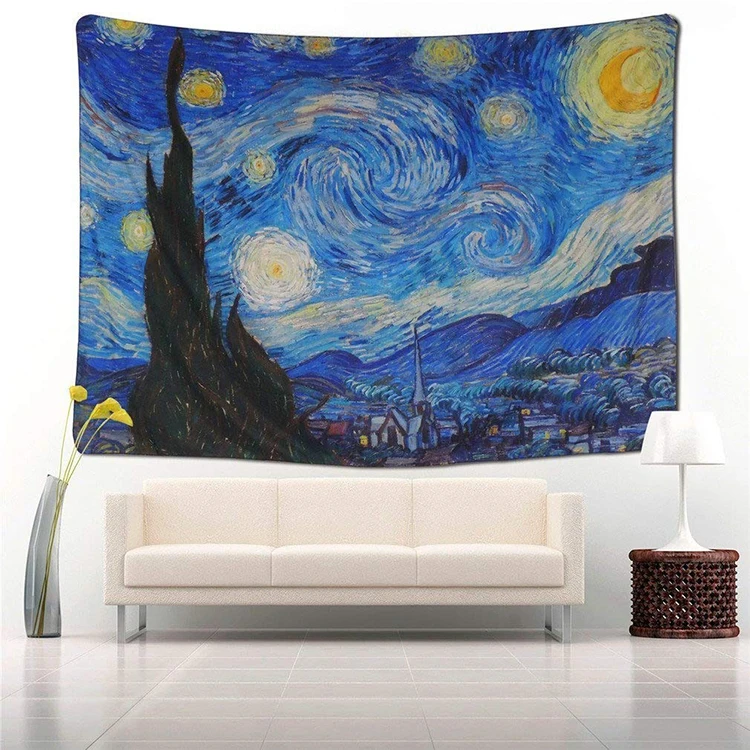 Modern Living Room Space Decor Hippie Galaxy Tapestry Starry Night Tapestry Indian Mandala Tapestry