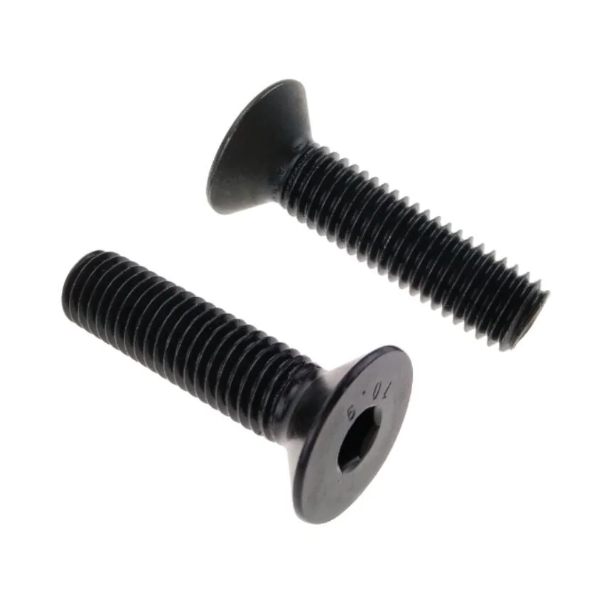
Black Socket Head Screws Flat Grade 10.9 Fastener M10 DIN 7997 