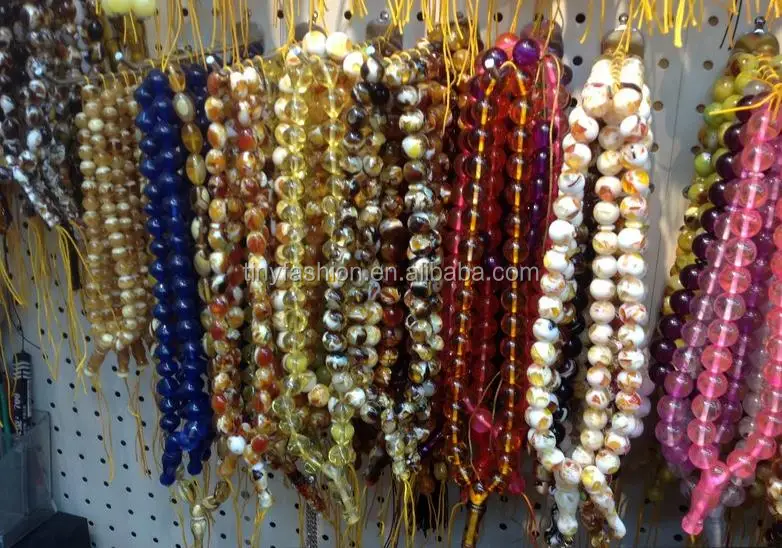 Muslim prayer beads bracelet rosary amber beads islamic tasbeeh