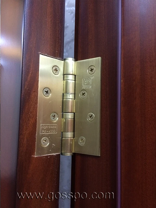 
GSP1-005 Teak Wood Main Door Designs Indian Main Door Designs Double Front Door 