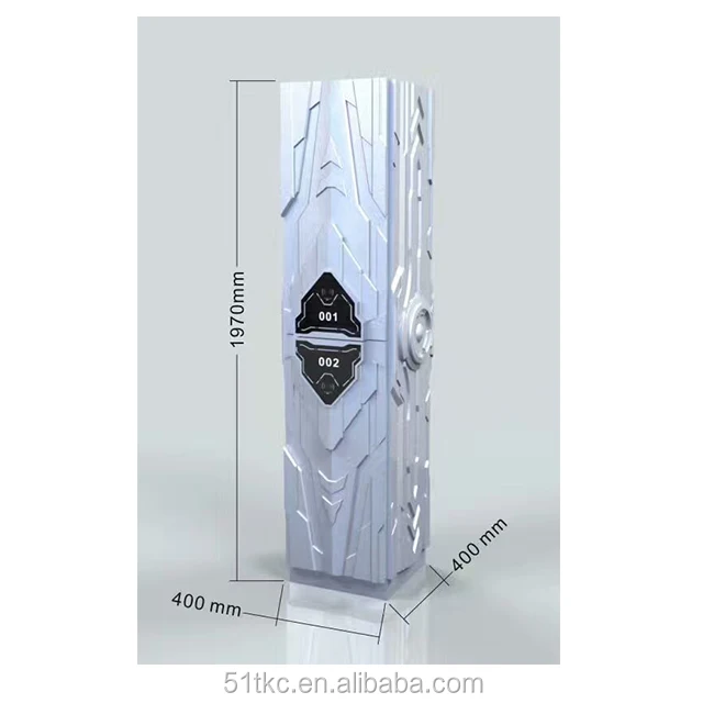 Fashion design ABS hotel locker for school