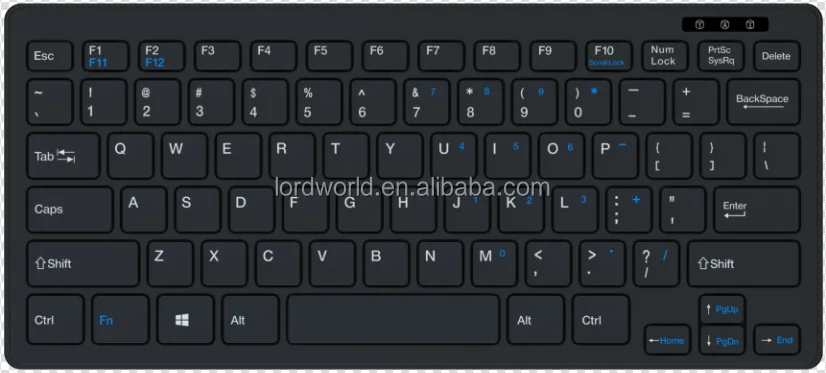 Laptop Mini USB Wired Computer 87 Keys Qwerty Shenzhen Keyboard