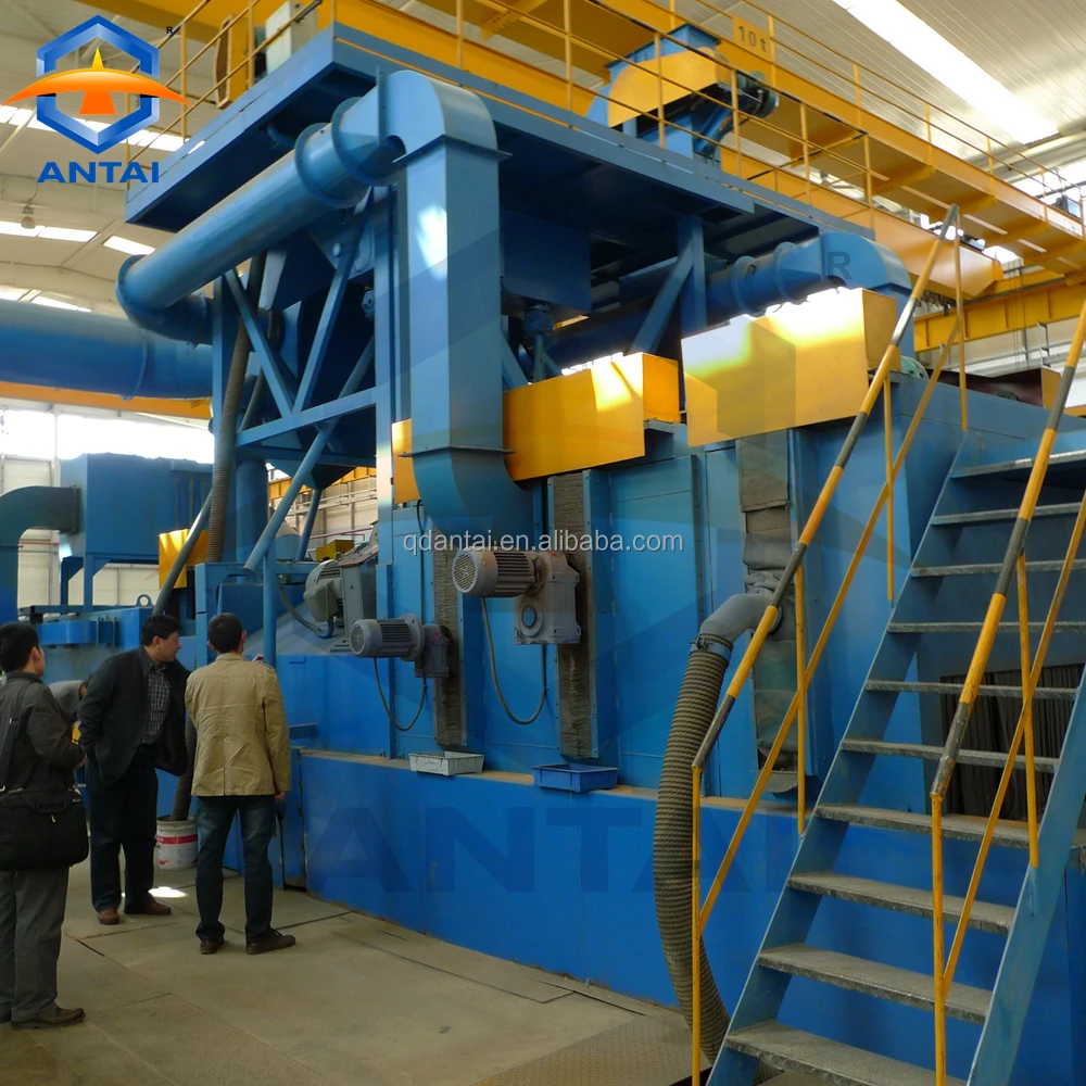 QXY2500 дробеструйная машина/линия сохранения стальных пластин и дробеструйная машина для стального листа