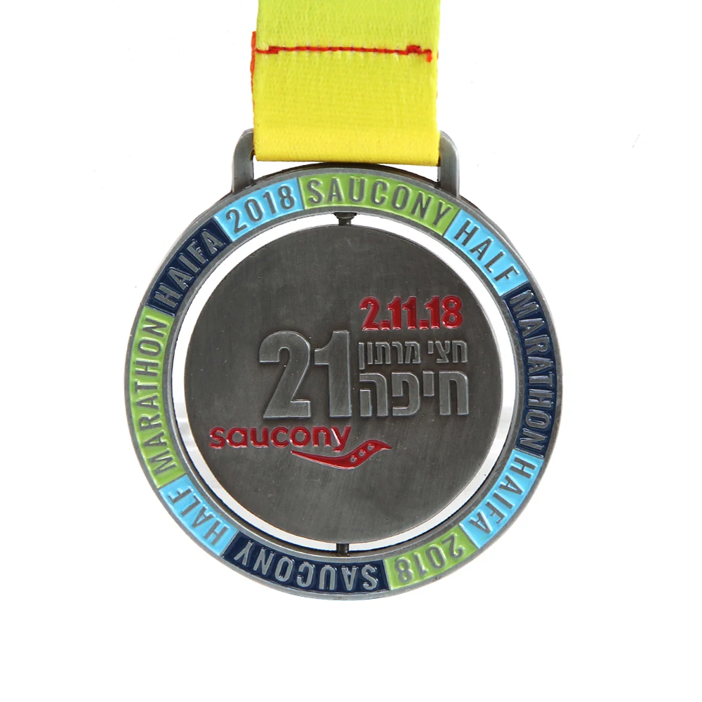 Fencing sport stainless steel metal taekwondo veteran custom logo dragon boat marathon running race printing medal folk crafts