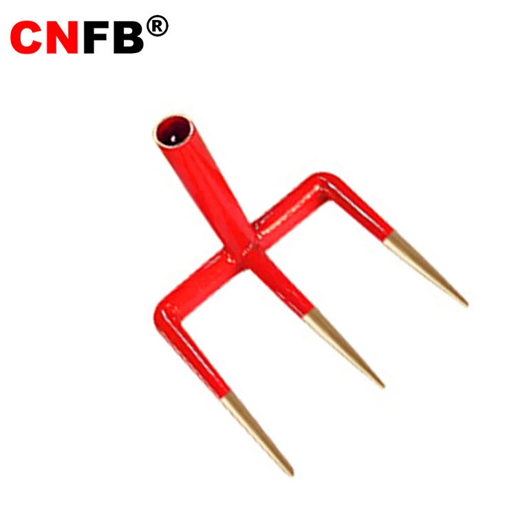 Вилка с тремя зубцами, не Искрящаяся алюминиевая бронза и Бериллиевая бронза 185 мм