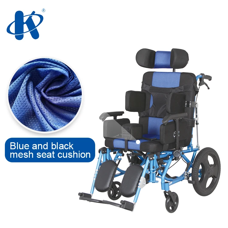 
New design aluminum light weight disassemble safe comfortable durable kaiyang KY958LC-A Cerebral Palsy Wheelchair 