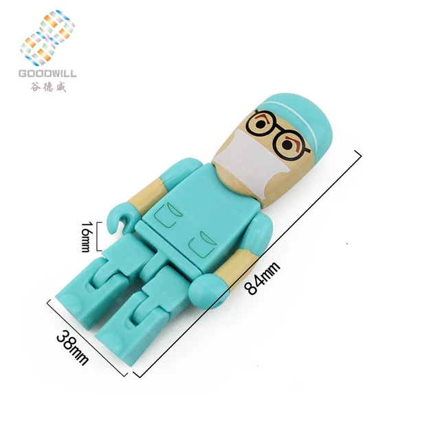 Usb-флеш-накопитель в форме медсестры, 1 ГБ, 4 ГБ, 8 Гб