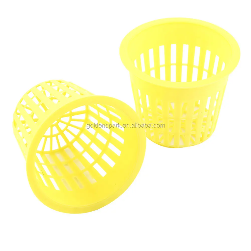 10pcs Mesh Pot Net Cup Basket Basketry Hydroponic Plant Growth Clone