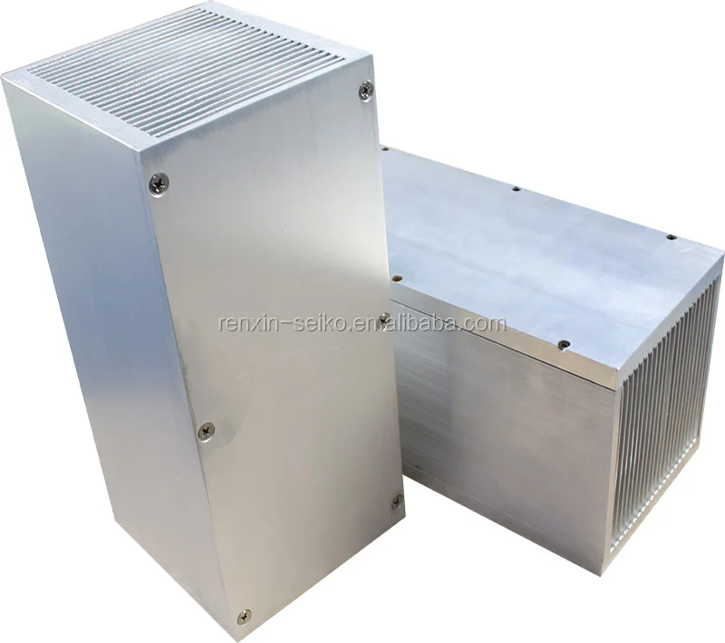 Profiles Heatsink Enclosure Aluminum Heat Sink Case 6063 T5 Extruded Aluminum Silver 55 RX Aluminum Alloy Rectangle Extrusion