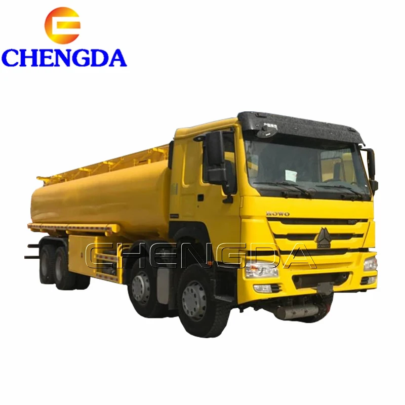 Sino howo 8x4 40000 liters fuel tank truck trailer for sale