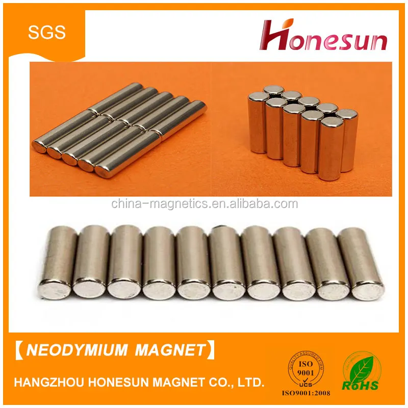 Neodymium Strong Cylinder Magnets Hard Neodymium Magnetic 5x20mm Disc Magnet
