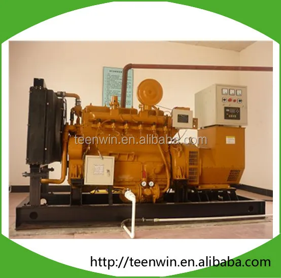 Methane gas power generator set
