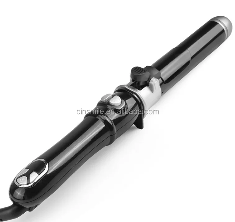 Digital hair curling iron hair perm machine with swivel power cord