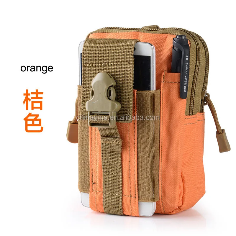 Tactical Smartphone Holster Pouch Case Gadget Bag Molle Attachment Belt Holder Waist Bag