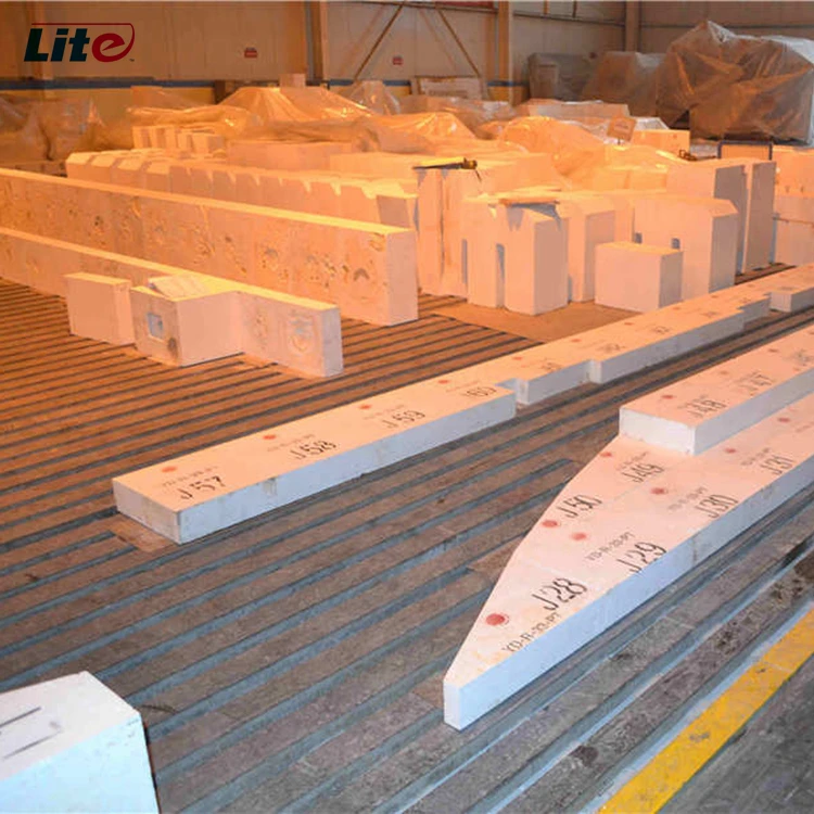 Manufacture Glass Melting Kiln Furnace Use Refractory Fused Cast AZS brick with High Density