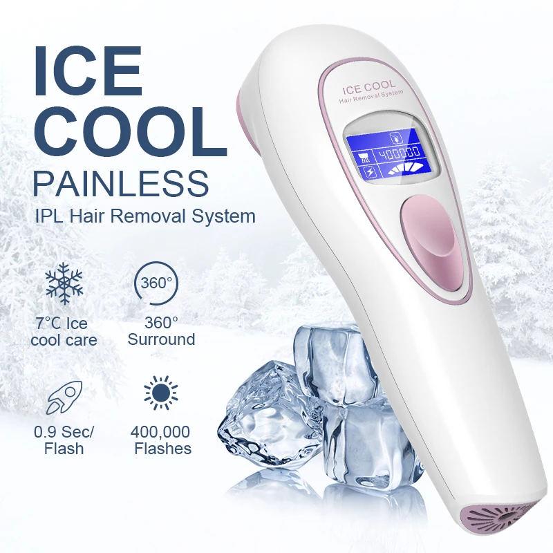
Portable Touch Screen Home Use Mini IPL Laser Hair Removal with Quartz Flash Lamp 