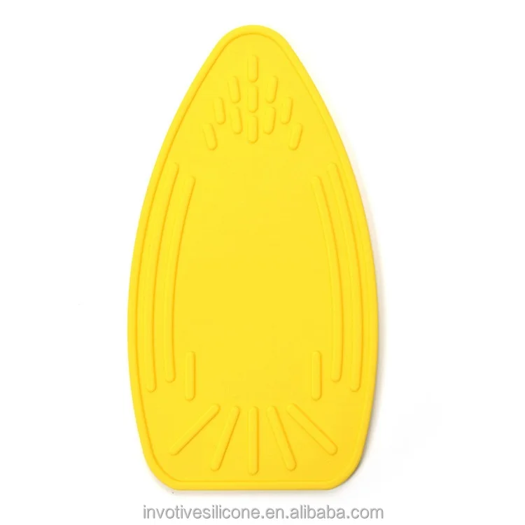 Heat resistant silicone flat iron mat no burn iron rest pad