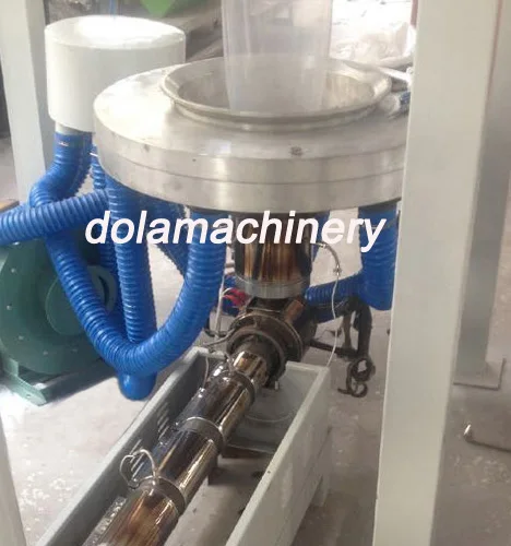 Manufacture Single Screw Blown HDPE LDPE PE Plastic Film Extruder Line Price