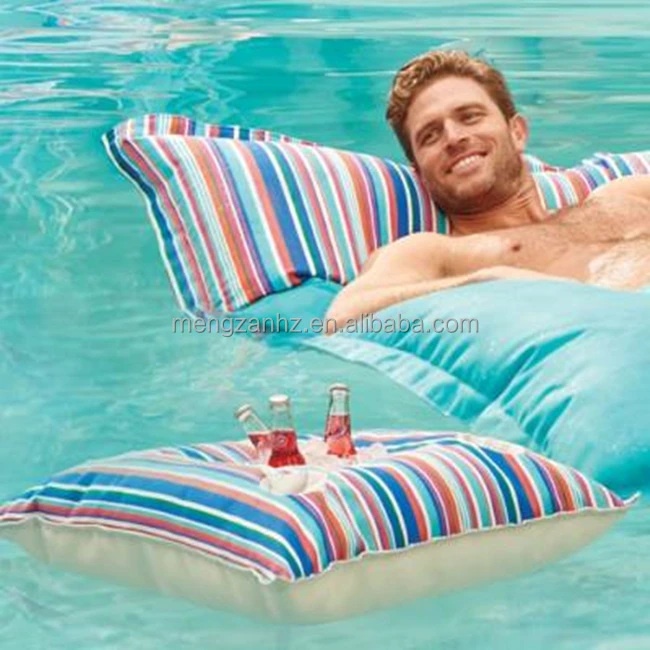 Trending products waterproof large floating lounger bean bag swimming pool floats