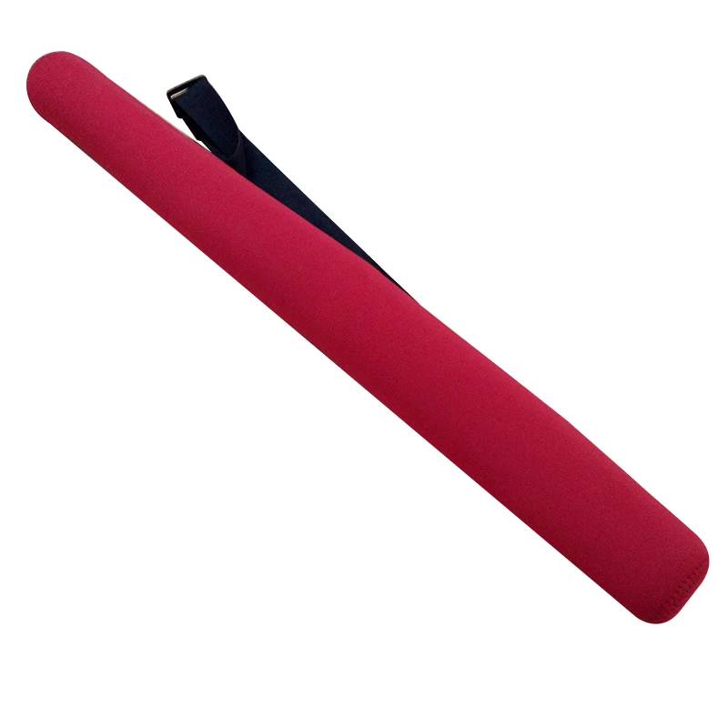 custom printed logo beer tube sling neoprene beer can cooler bag six 6 can with belt and zipper