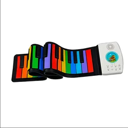 Детское портативное водонепроницаемое пианино, складное электрическое пианино с 49 клавишами, игрушки для детей