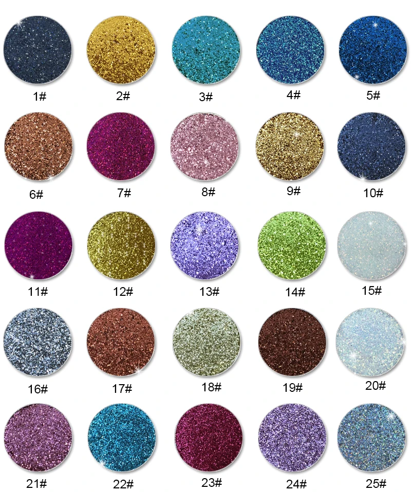 Cosmetics vegan makeup organic loose pigments your own brand round single eyeshadow