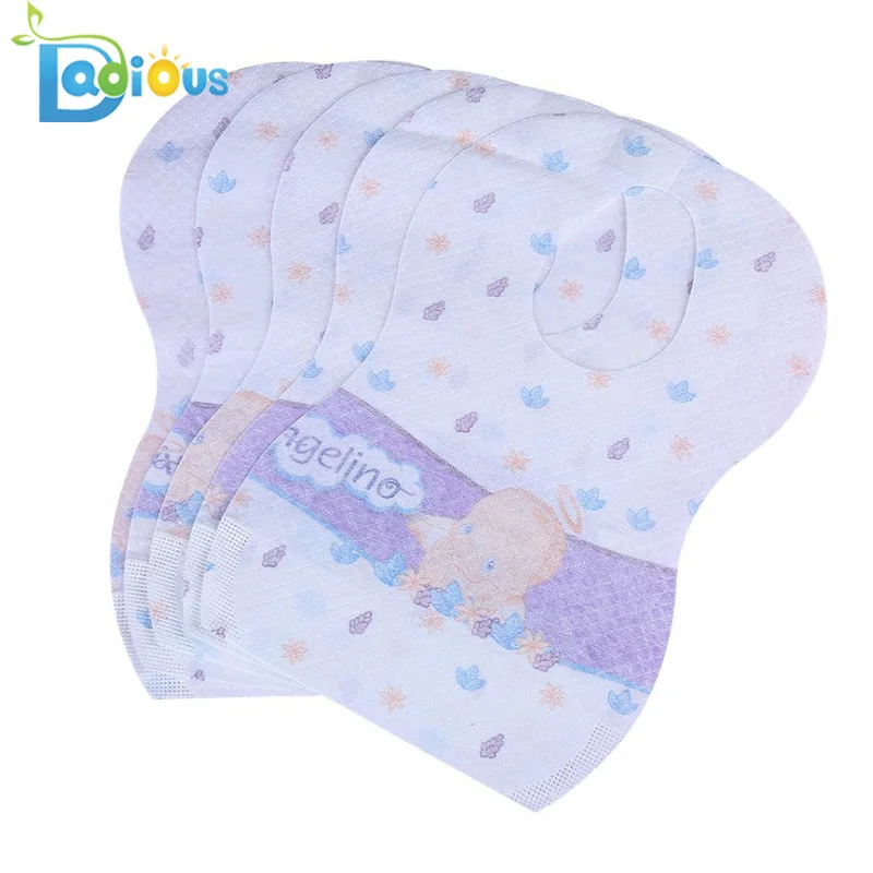 
10 Pieces Of Baby Disposable Bibs Can Be Used For Going Out Disposable Bibs For Baby 