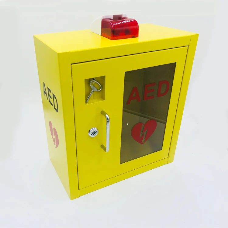 New Arrival Wall Mounted First Aid Alarmed AED Storage Cabinet