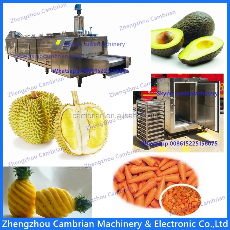 
Touch screen IQF stainless steel cabinet fast freezing industrial liquid nitrogen freezer with -120C lowest temperature 