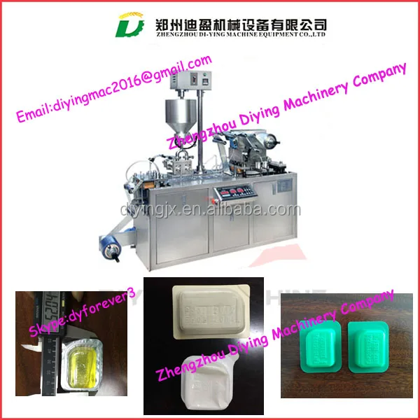 Small Automatic Paste Liquid Honey Jam Butter Ketchup Margarine Blister Packing Packer Machine