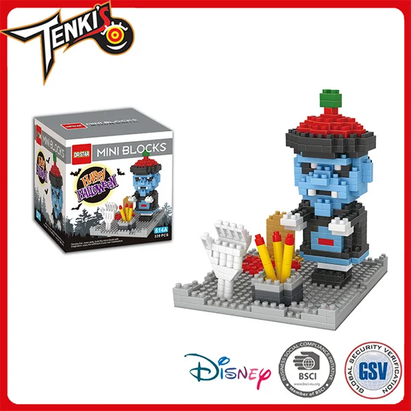 Halloween funny decoration intellect toys mini building blocks for kids