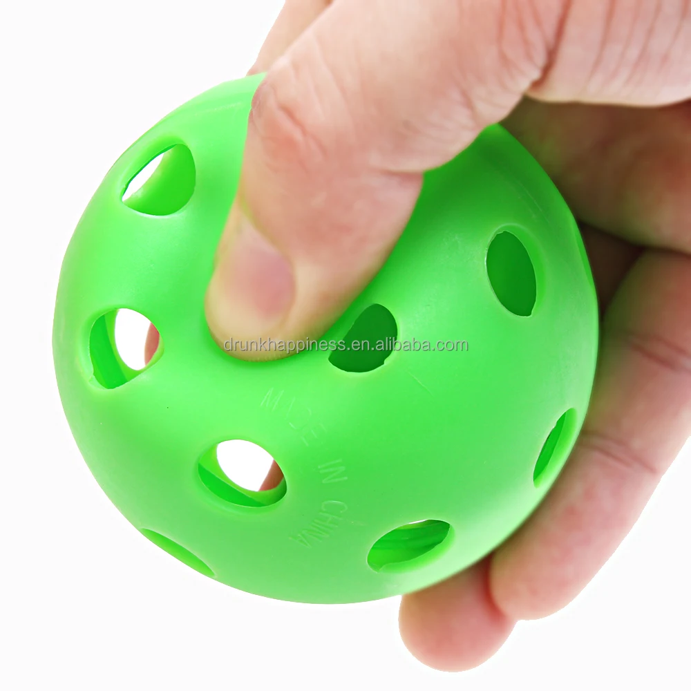 Trilove Dual use Pickleball Balls, Medium Soft Pickle ball for Indoor Outdoor Exercise