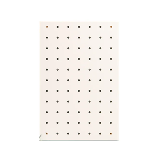 Wooden europe style tool shelf  white square plate display peg board