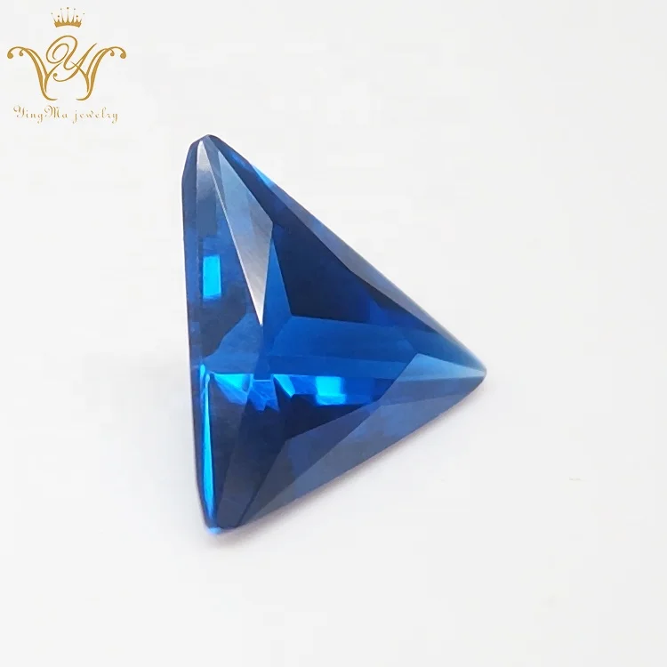 Synthetic Blue Gemstone Triangle Cut 113# Spinel Gemstones