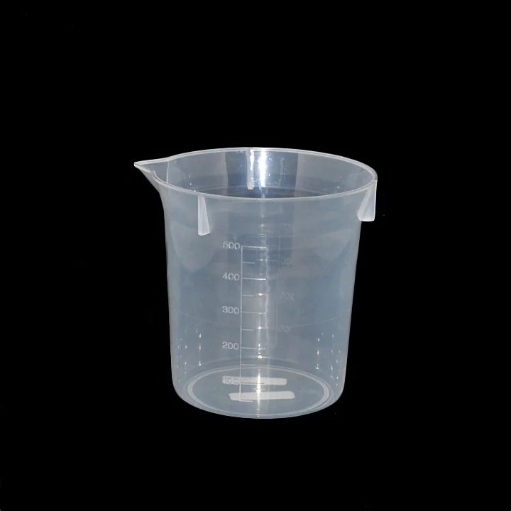 500ml plastic measuring cup 500ml beaker  Can customize blow molding and injection mold