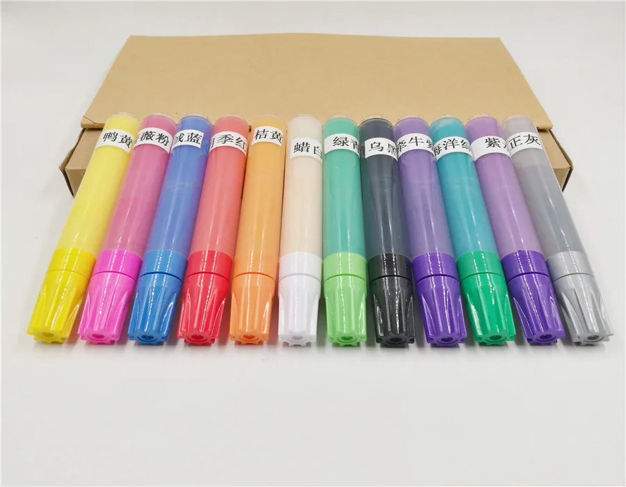 Water-Based Plastic Barrel Metallic Paint Markers