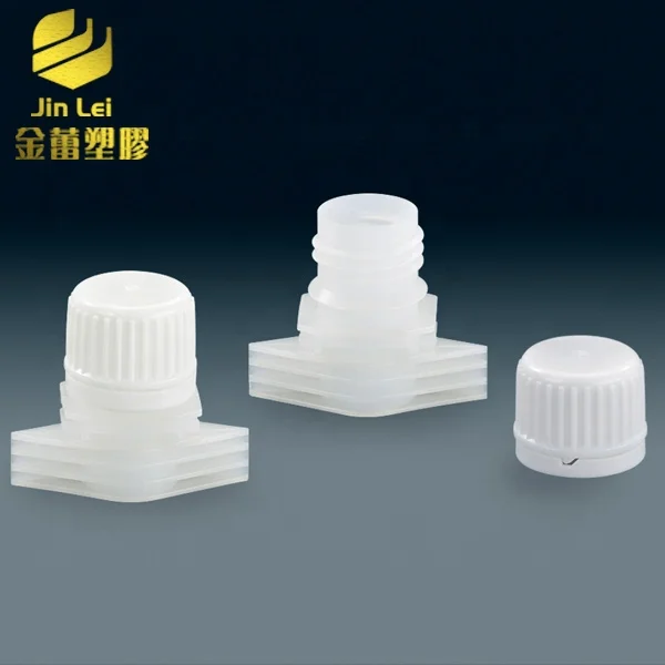 16mm color plastic screw spout and cap for food packaging